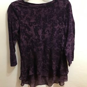 Peplum Ruffle Simply Vera Weng  Top